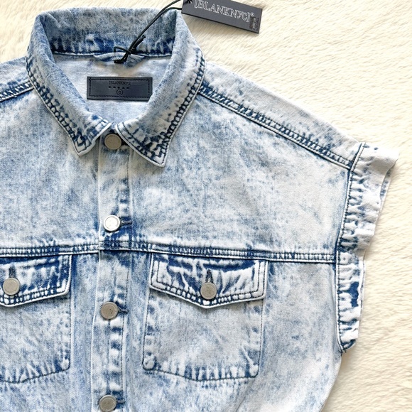 BLANKNYC Head Backstage Acid Wash Denim Romper Jumpsuit - Picture 5 of 15